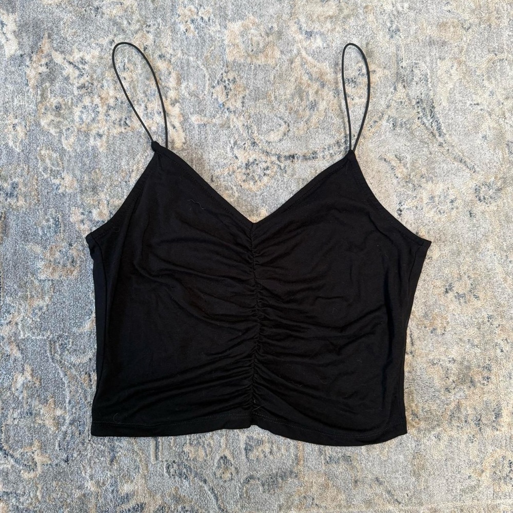 ASOS Black Ruched Women's Top